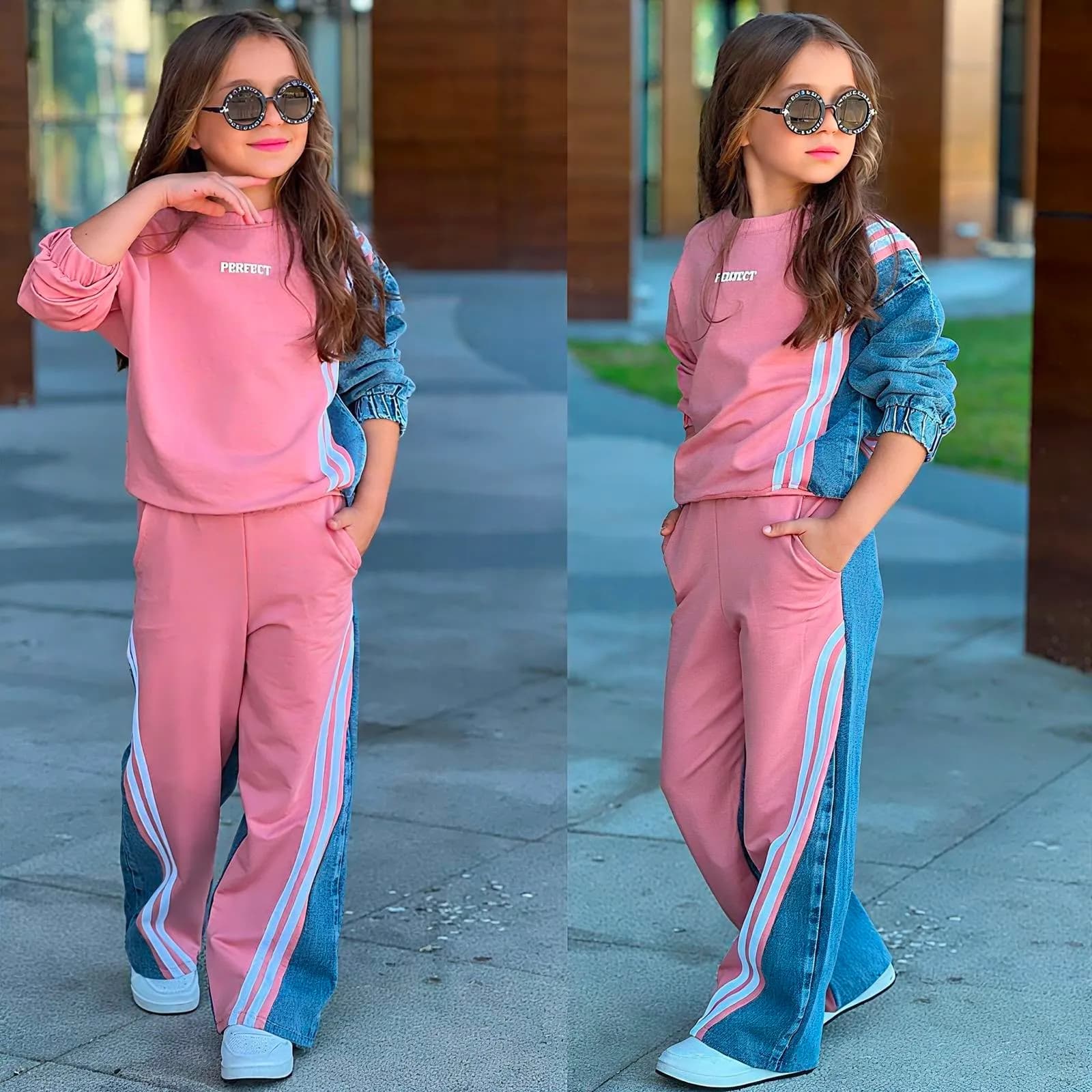 PERFCT KOT GARNİLİ  TAKİM Pembe