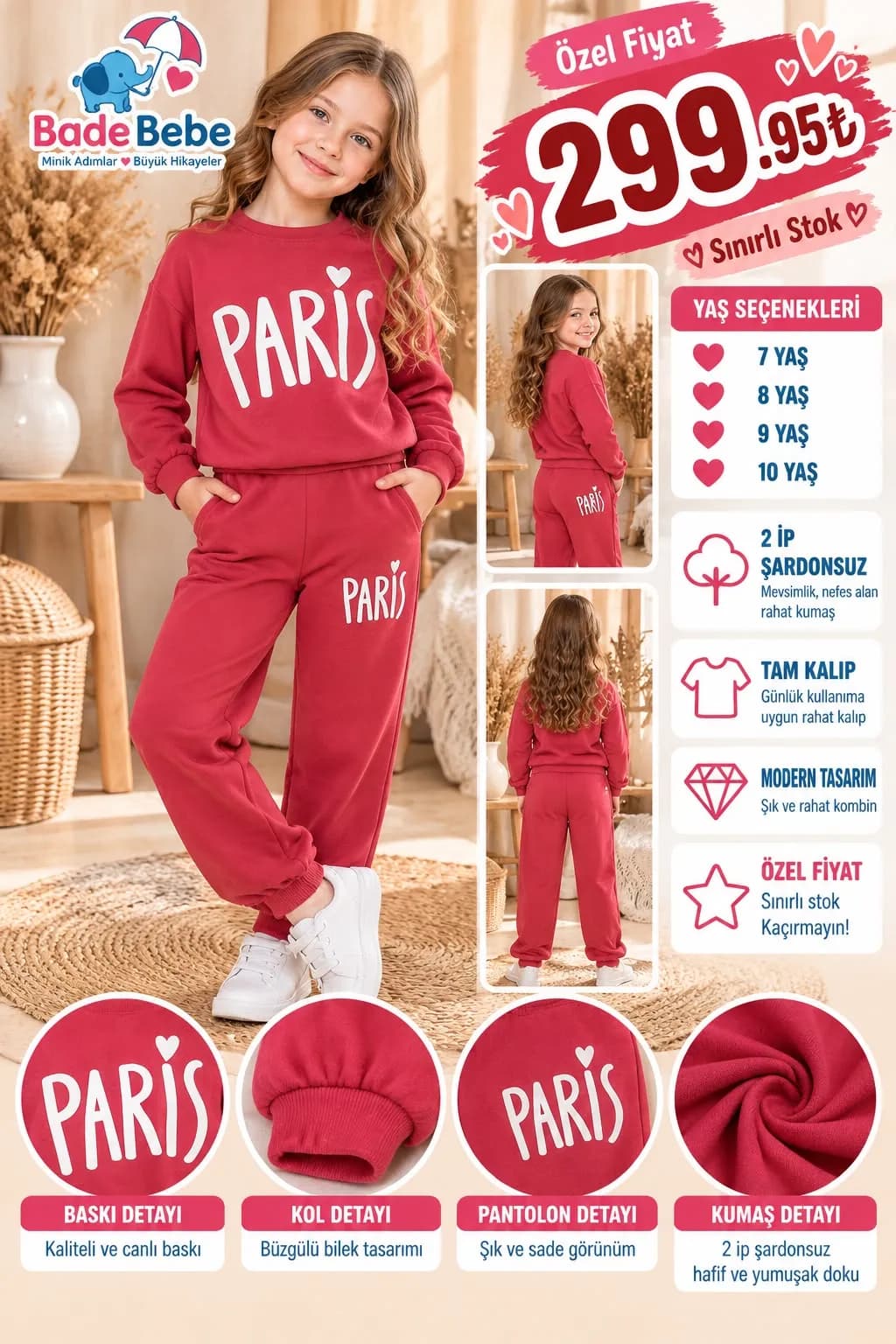 Paris mevsimik takım Fuşya
